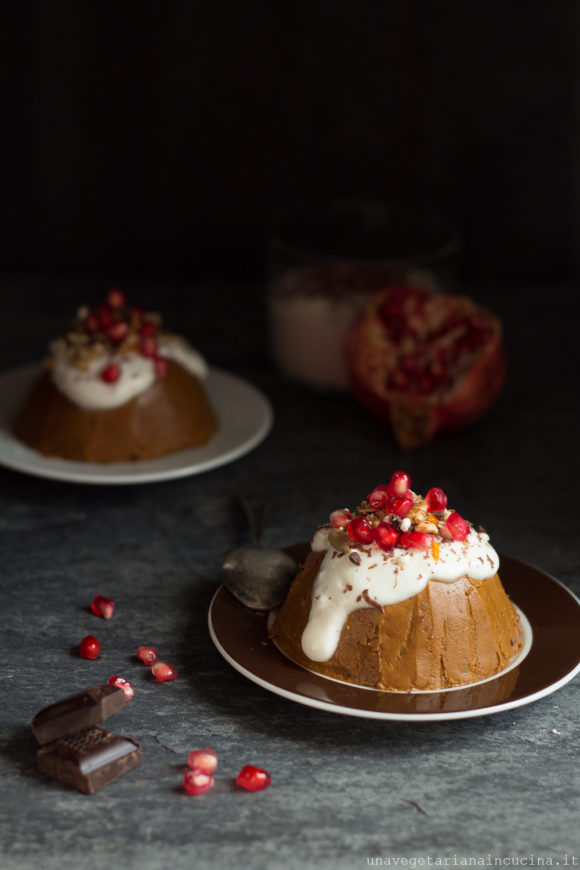 mousse zucca cioccolato vegan