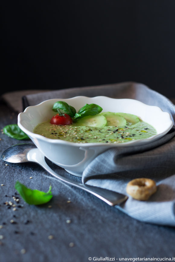 zuppa fredda cetrioli zucchine