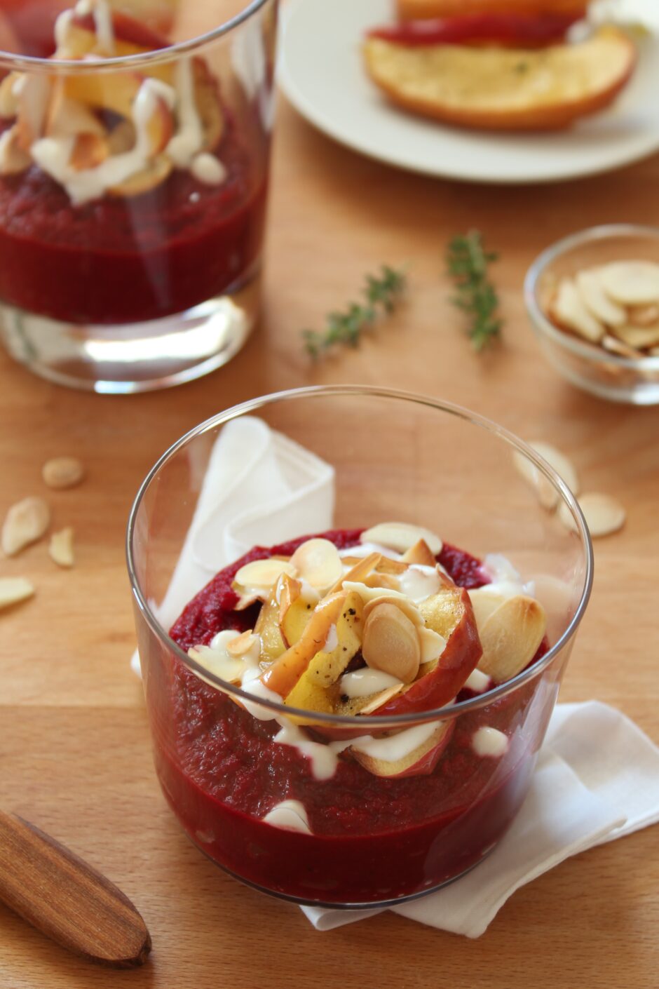 crema barbabietola carote zenzero